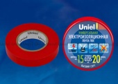 Изолента Uniel UIT-135P 20/15/01 RED - купить в Москве