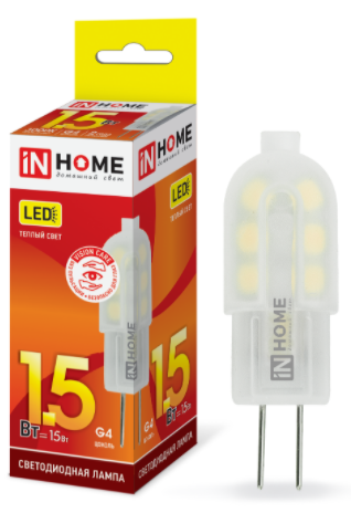 Лампа светодиодная LED-JC-VC 1.5Вт 12В G4 95Лм