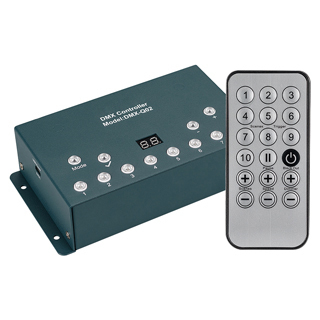 Контроллер DMX-Q02A (USB, 512 каналов, ПДУ 18кн) (Arlight, IP20 Металл, 1 год) с гарантией 